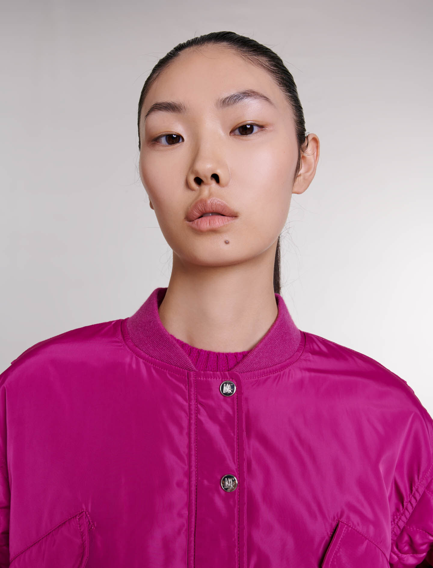 Short bomber jacket