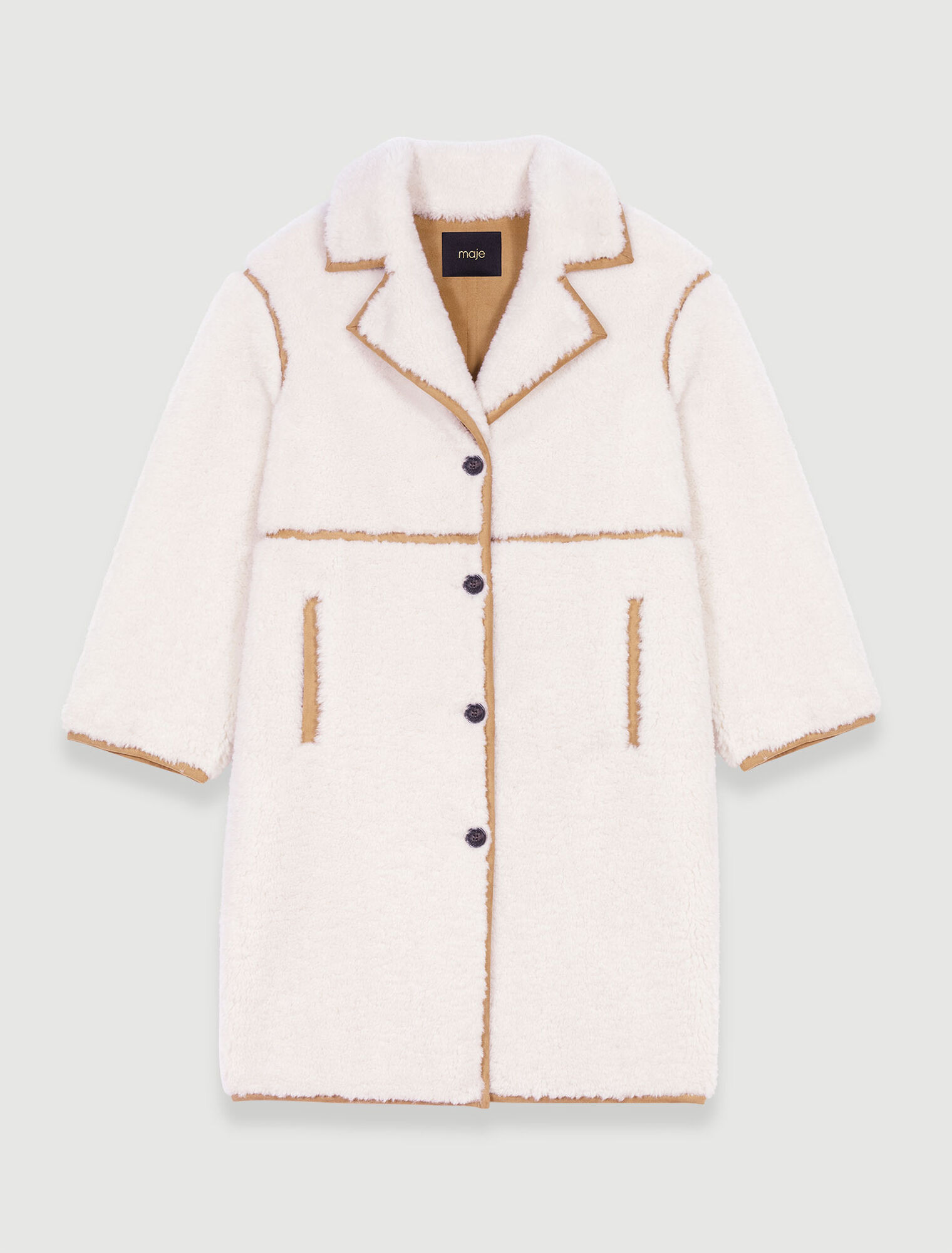 Long patchwork coat
