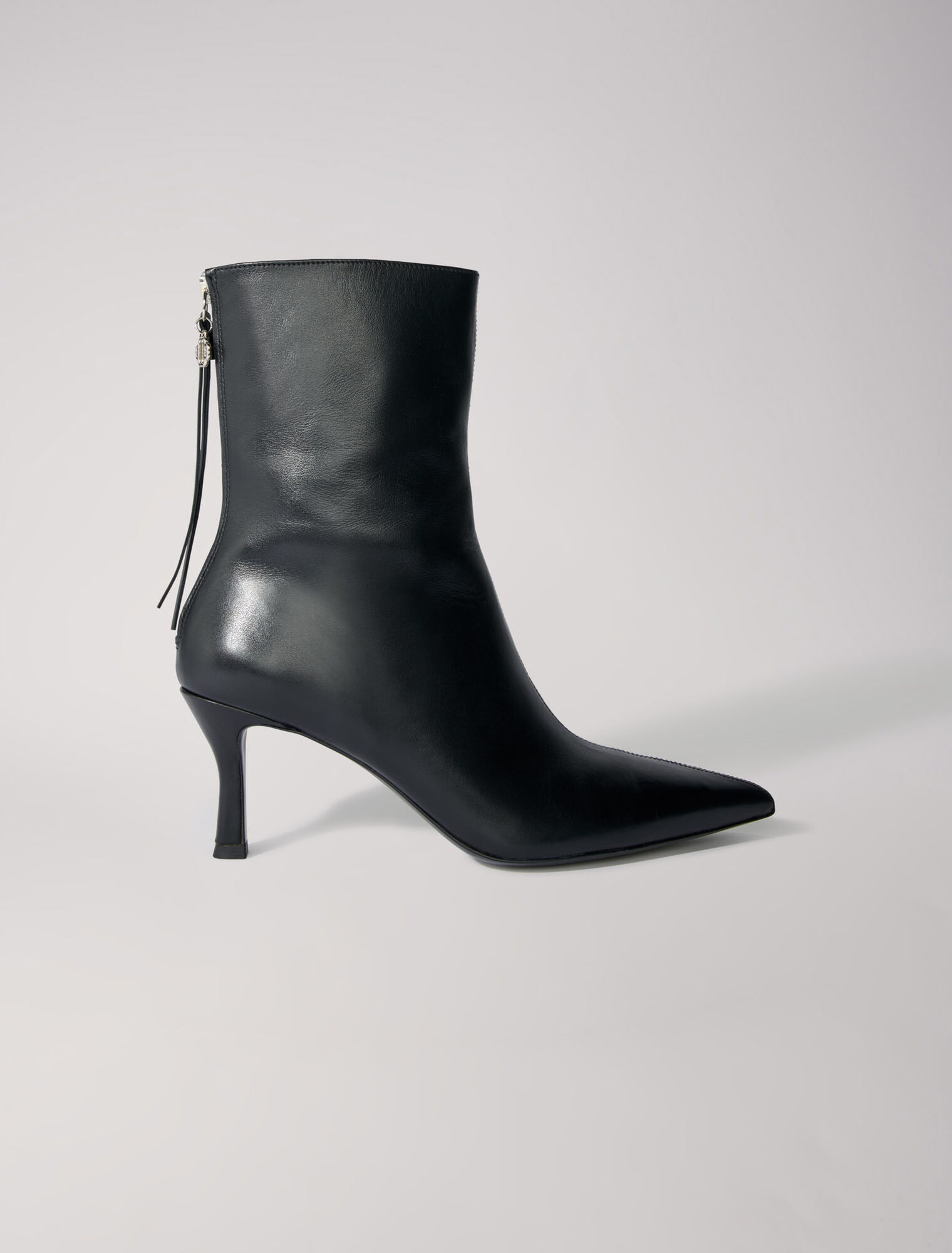 Leather ankle boots