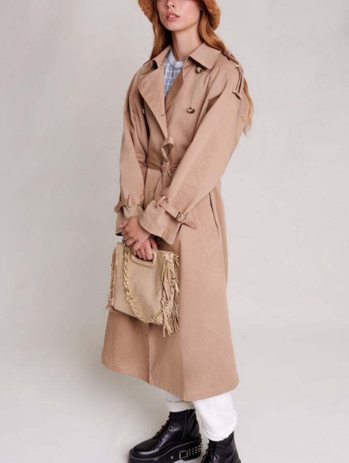 Oversized trench coat