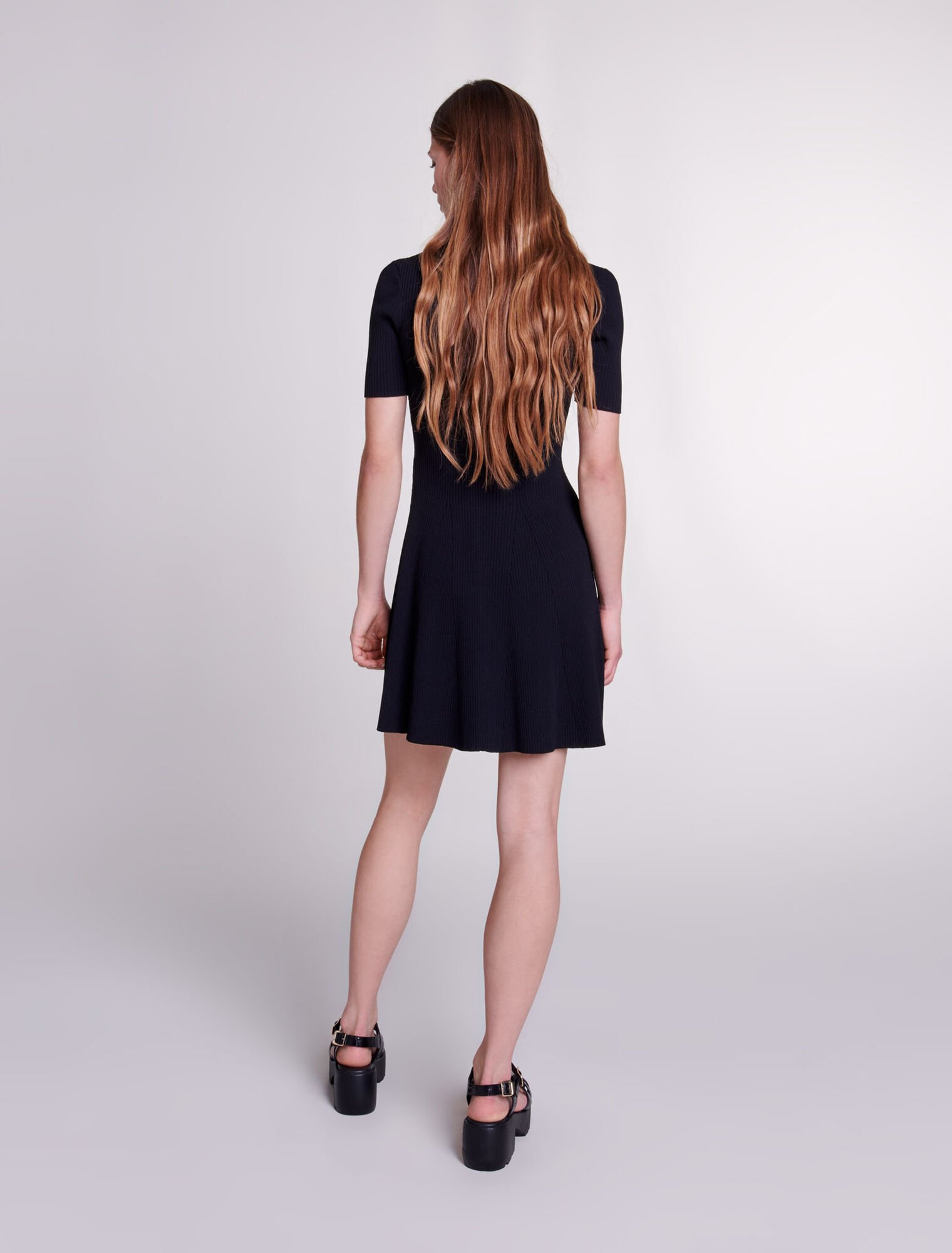 Short knit dress