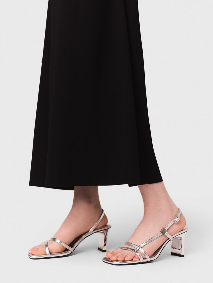 Cutout waist maxi dress