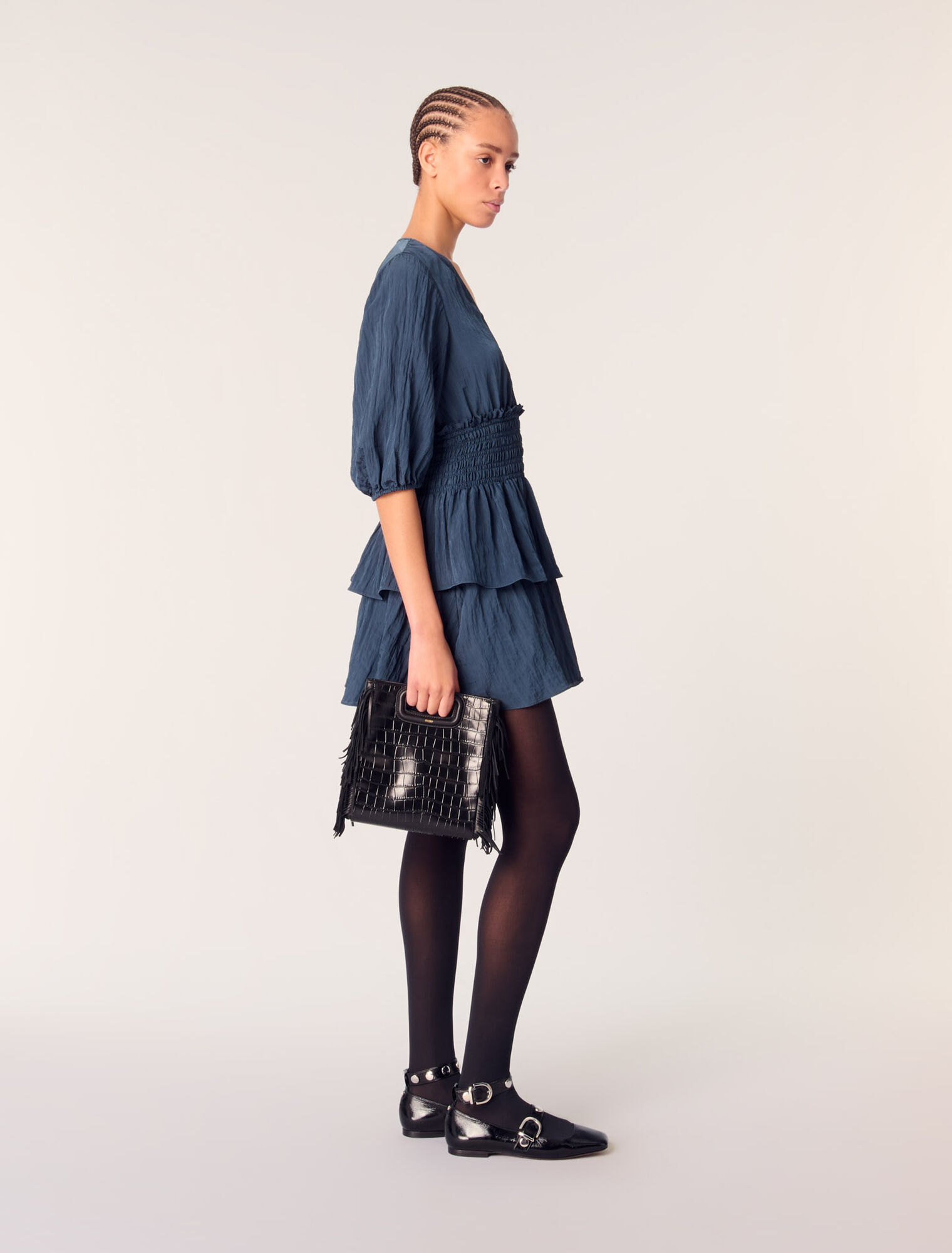 Short ruffled dress