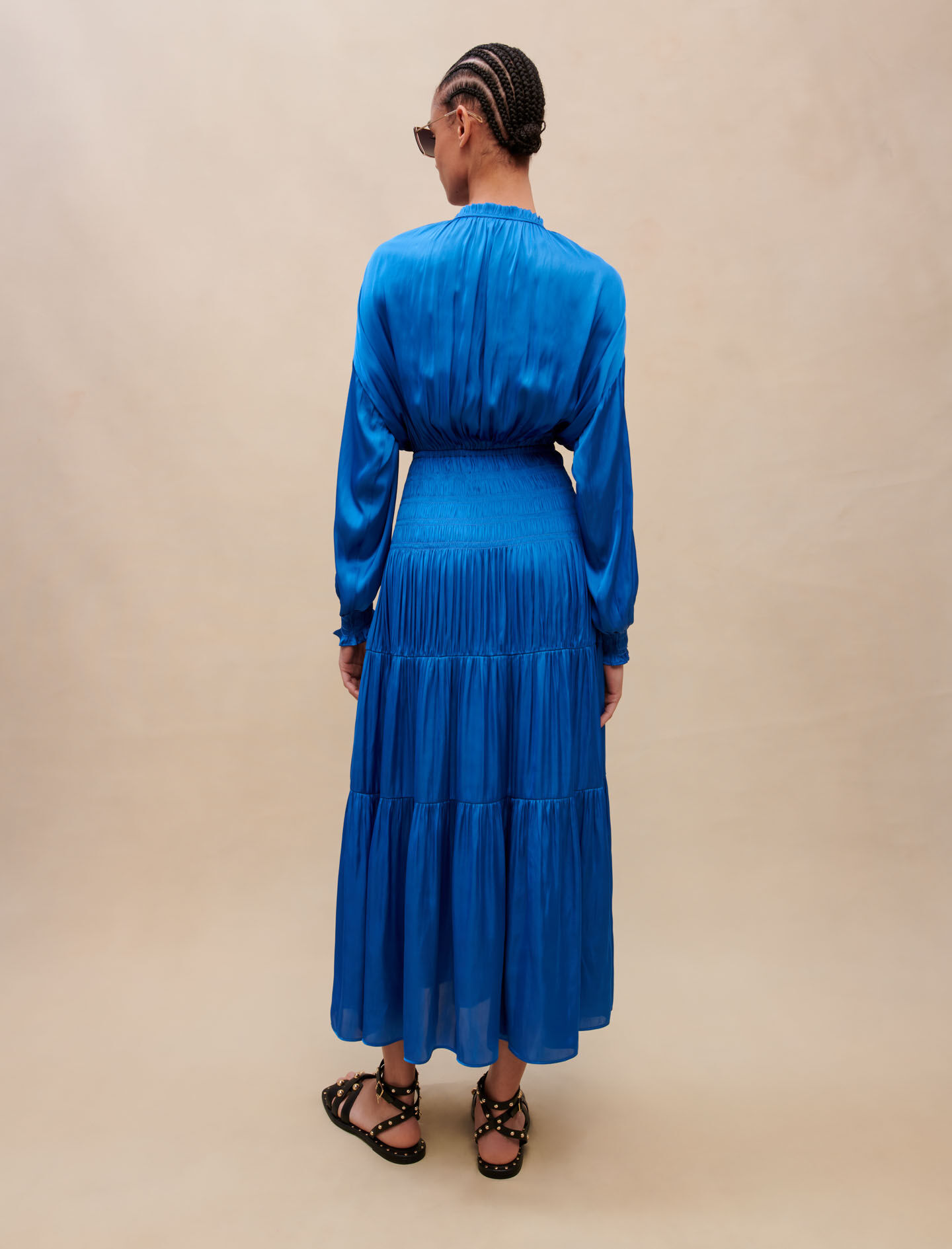 Long satiny dress