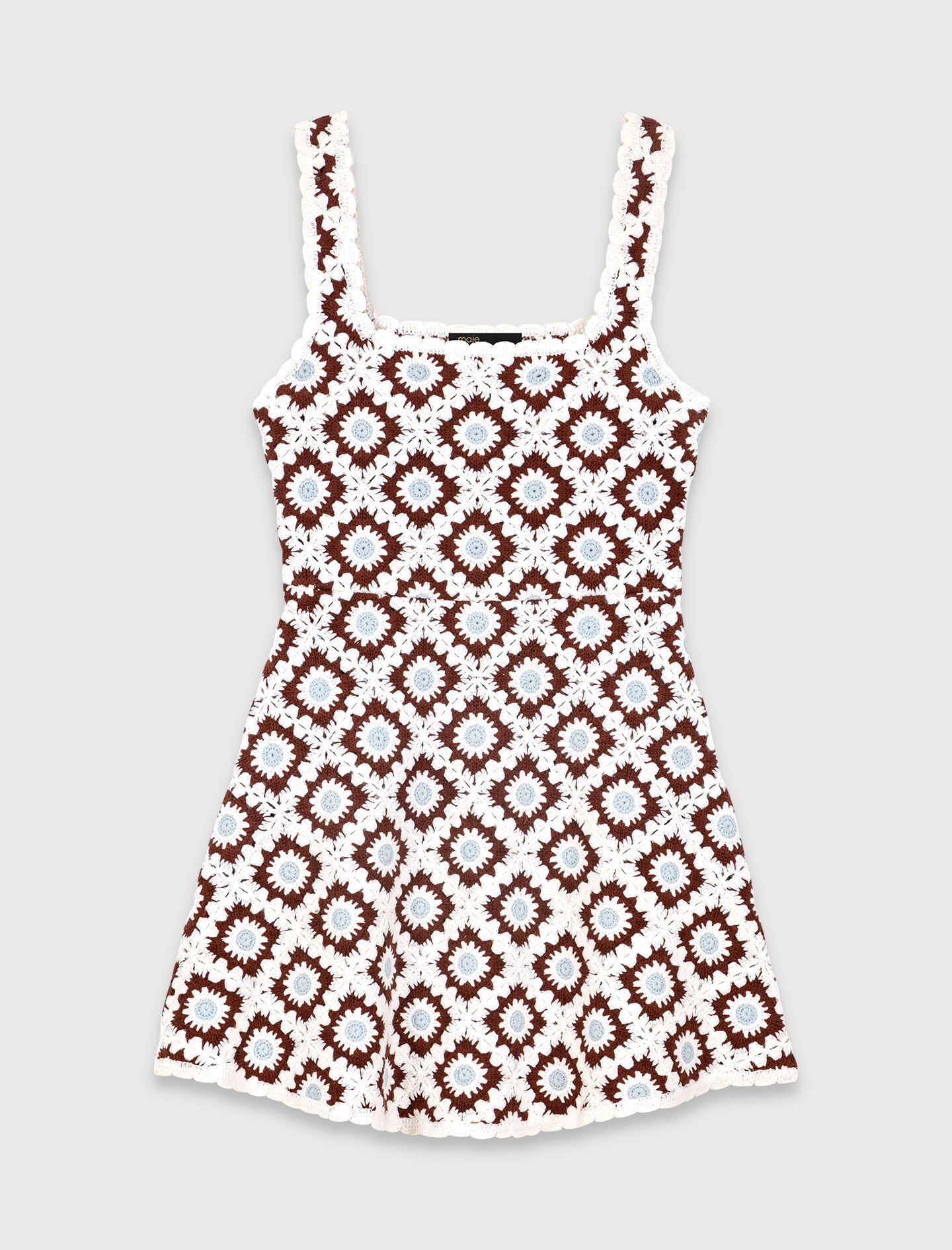 Floral crochet dress Bicolor For Women | Maje