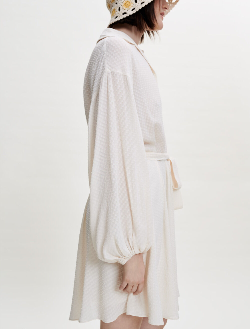 Loose-fitting shirt dress White For Women | Maje