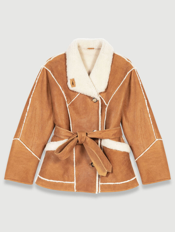Short fleece coat