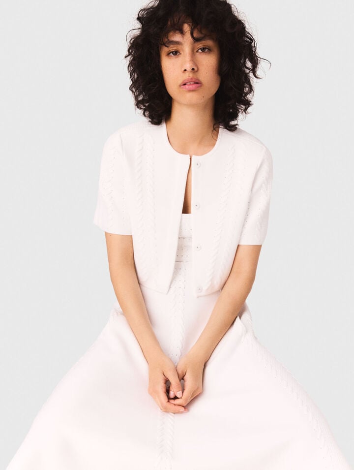 Cropped cardigan