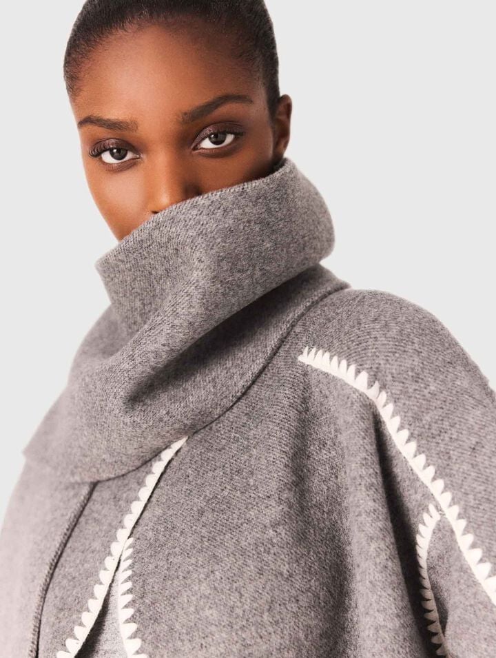 Long double-faced coat