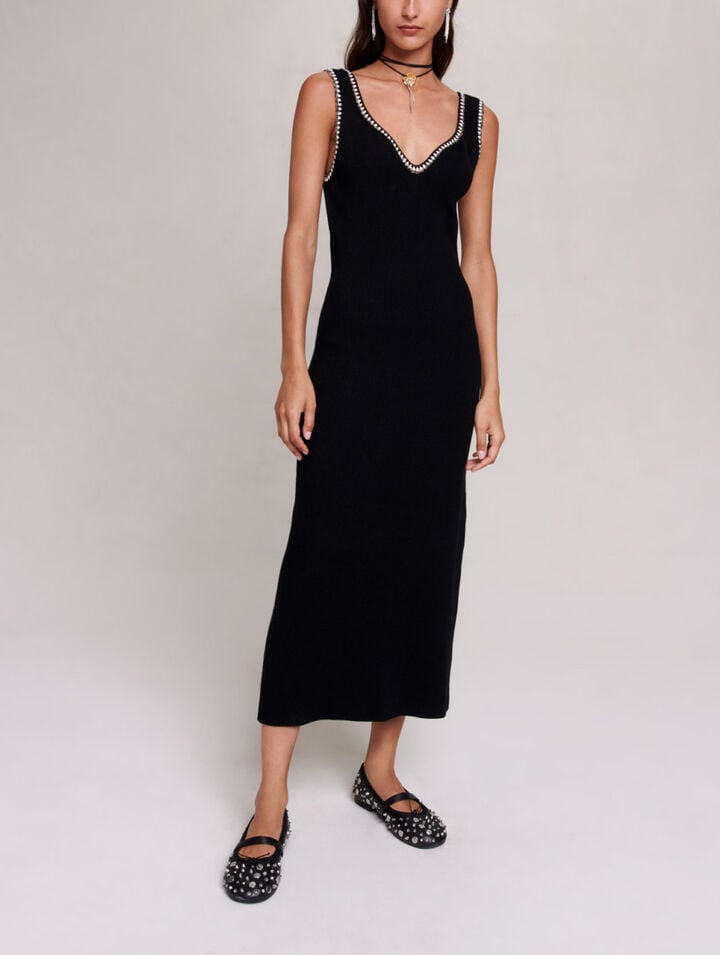 Knit maxi dress