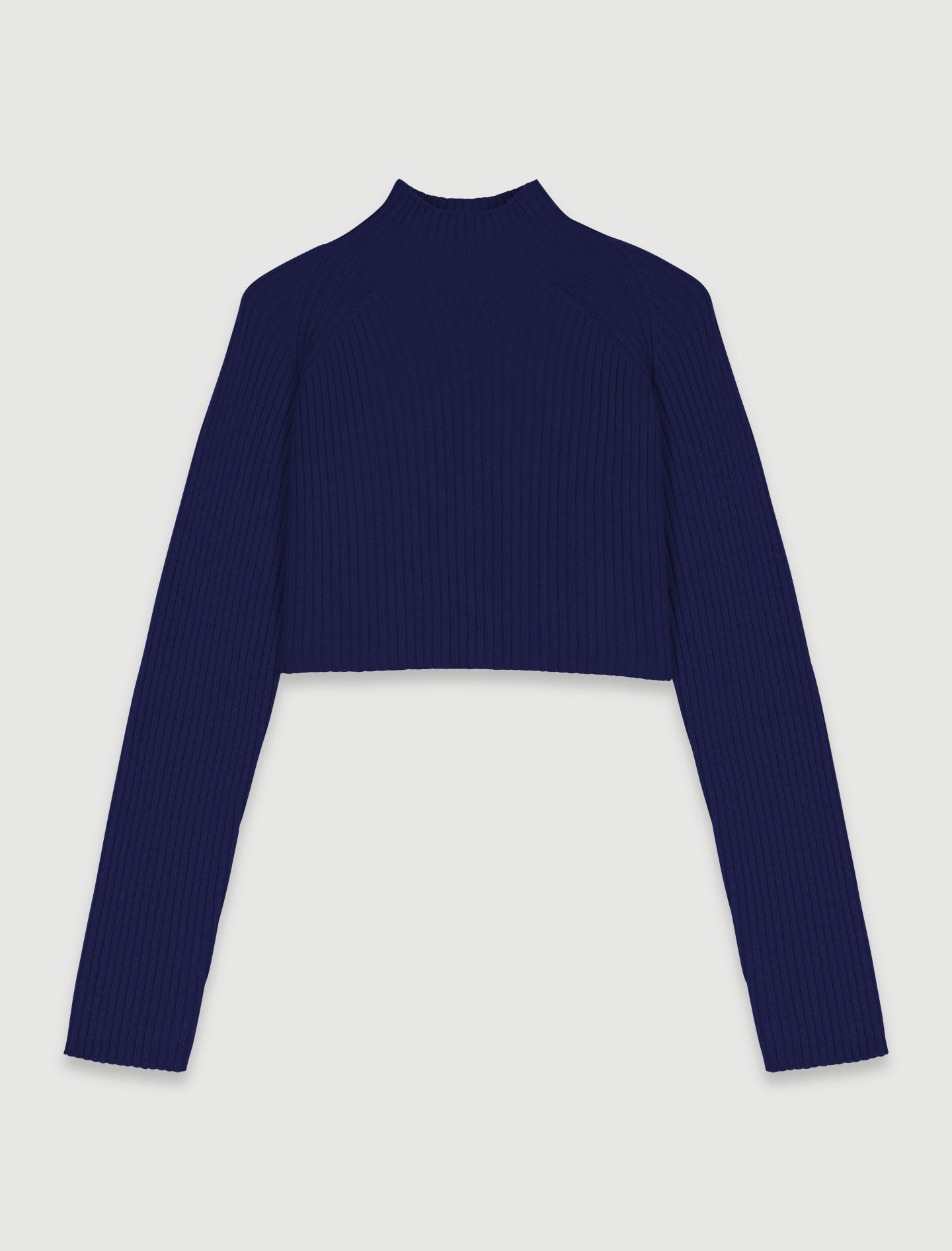 Knit 2-in-1 short dress Blue For Women | Maje Knit 2-in-1 short dress Blue For Women | Maje
