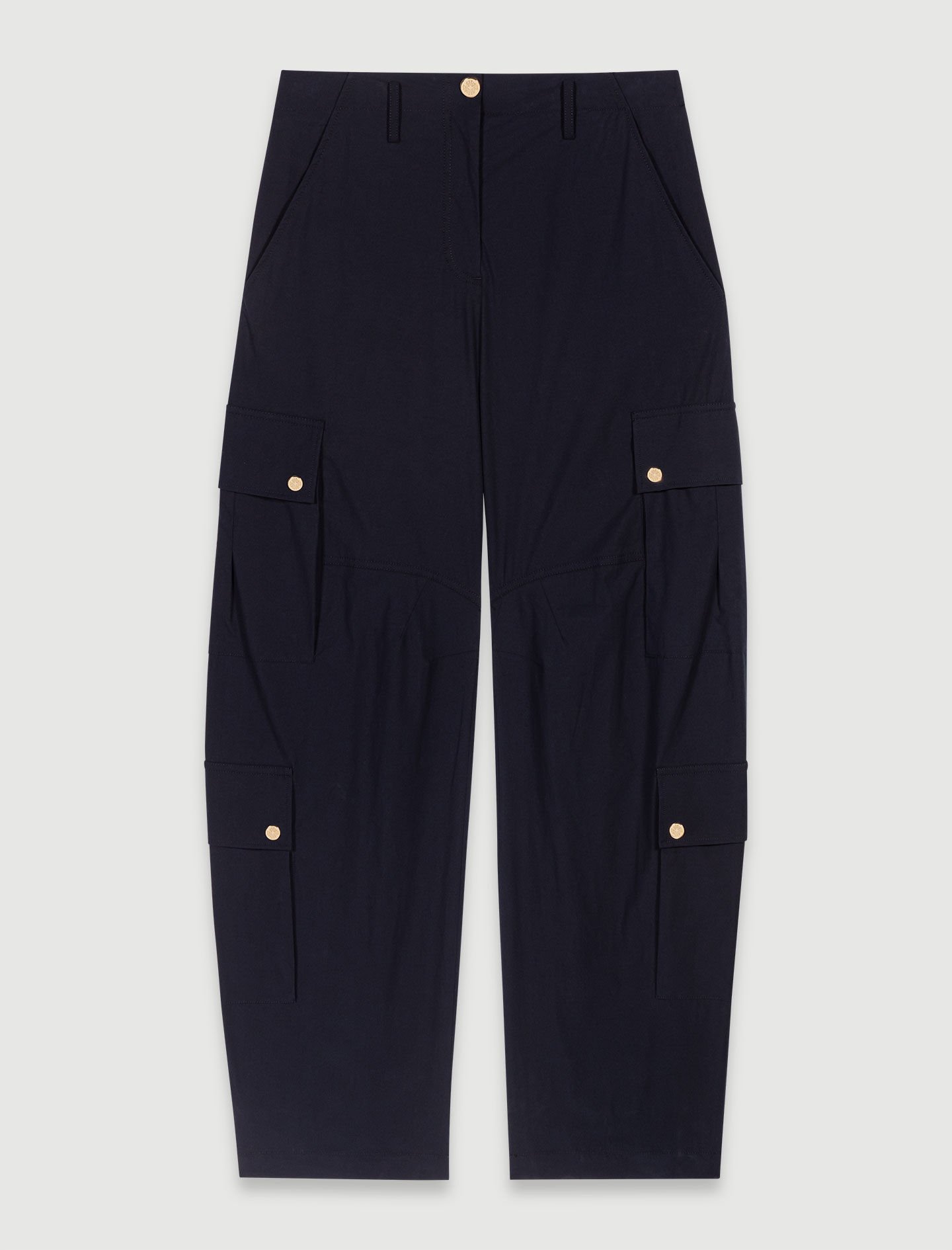 Cargo trousers Blue For Women | Maje
