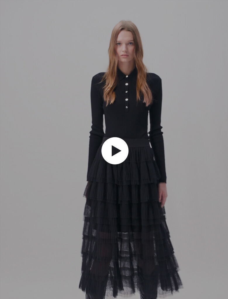 Maje tulle dress shop