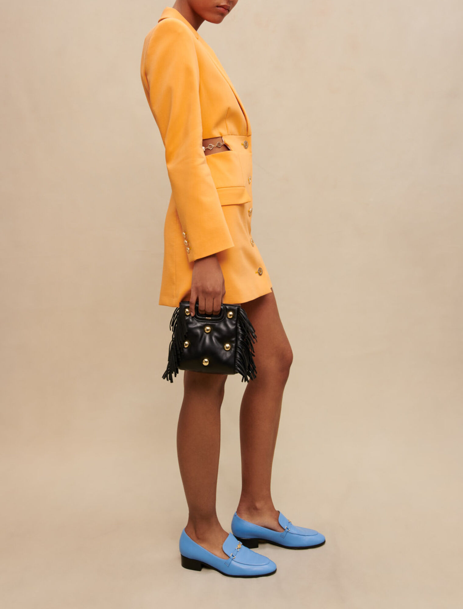 Tailored openwork dress
