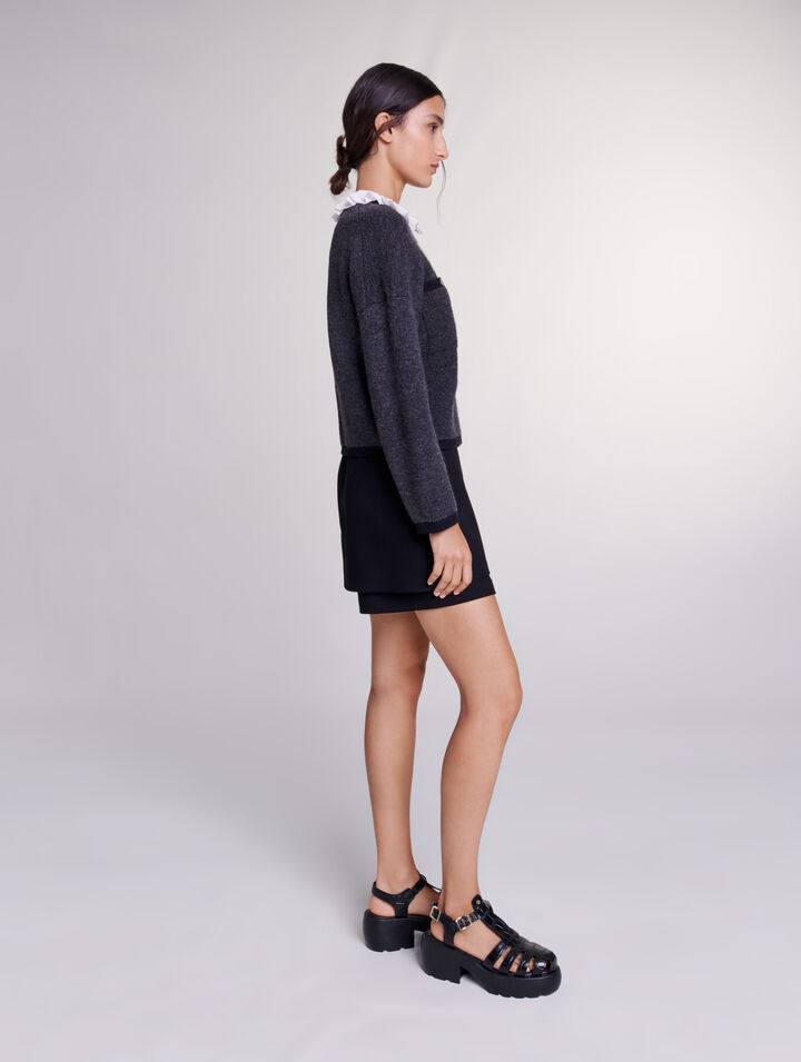 Knit cardigan