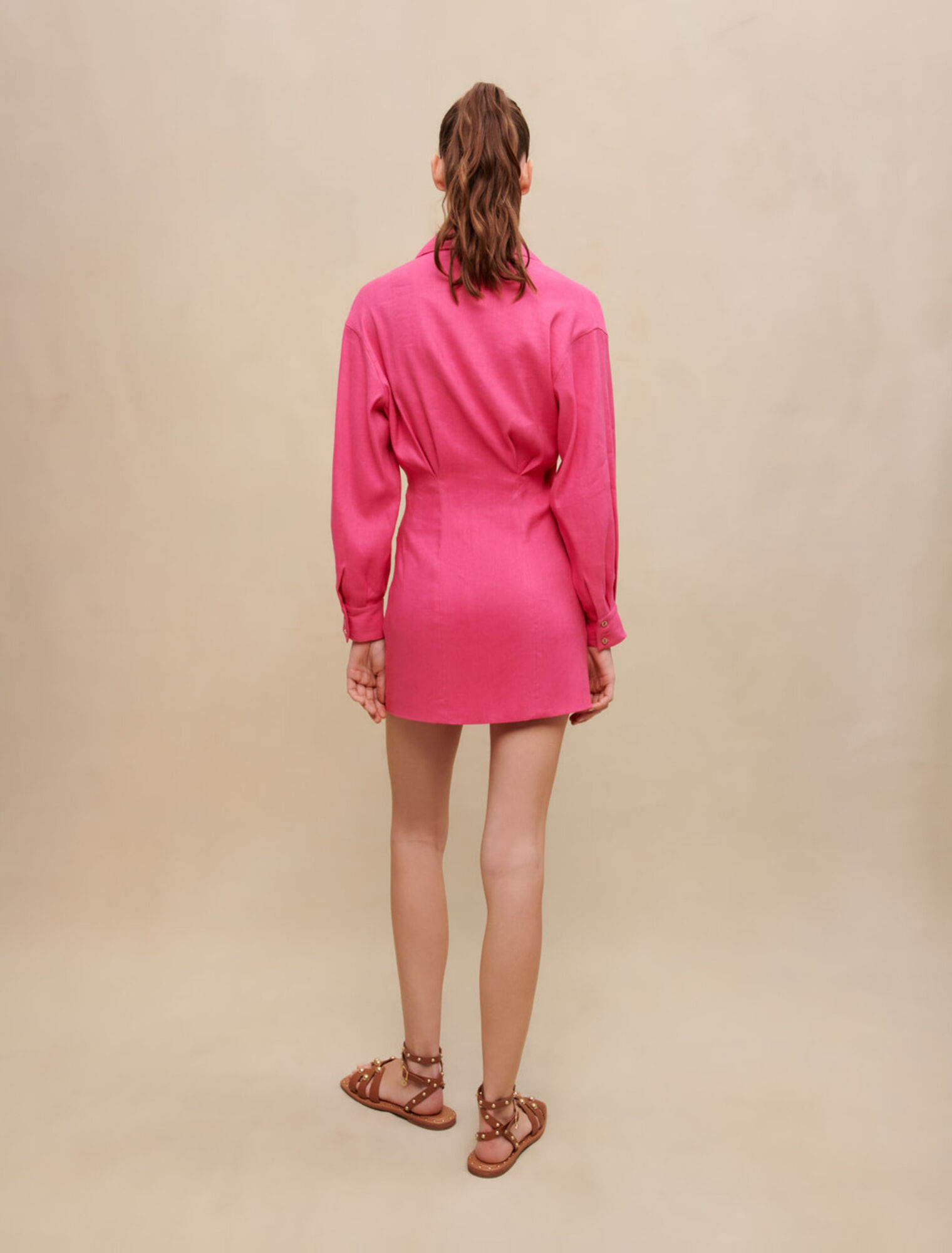 Draped mini dress