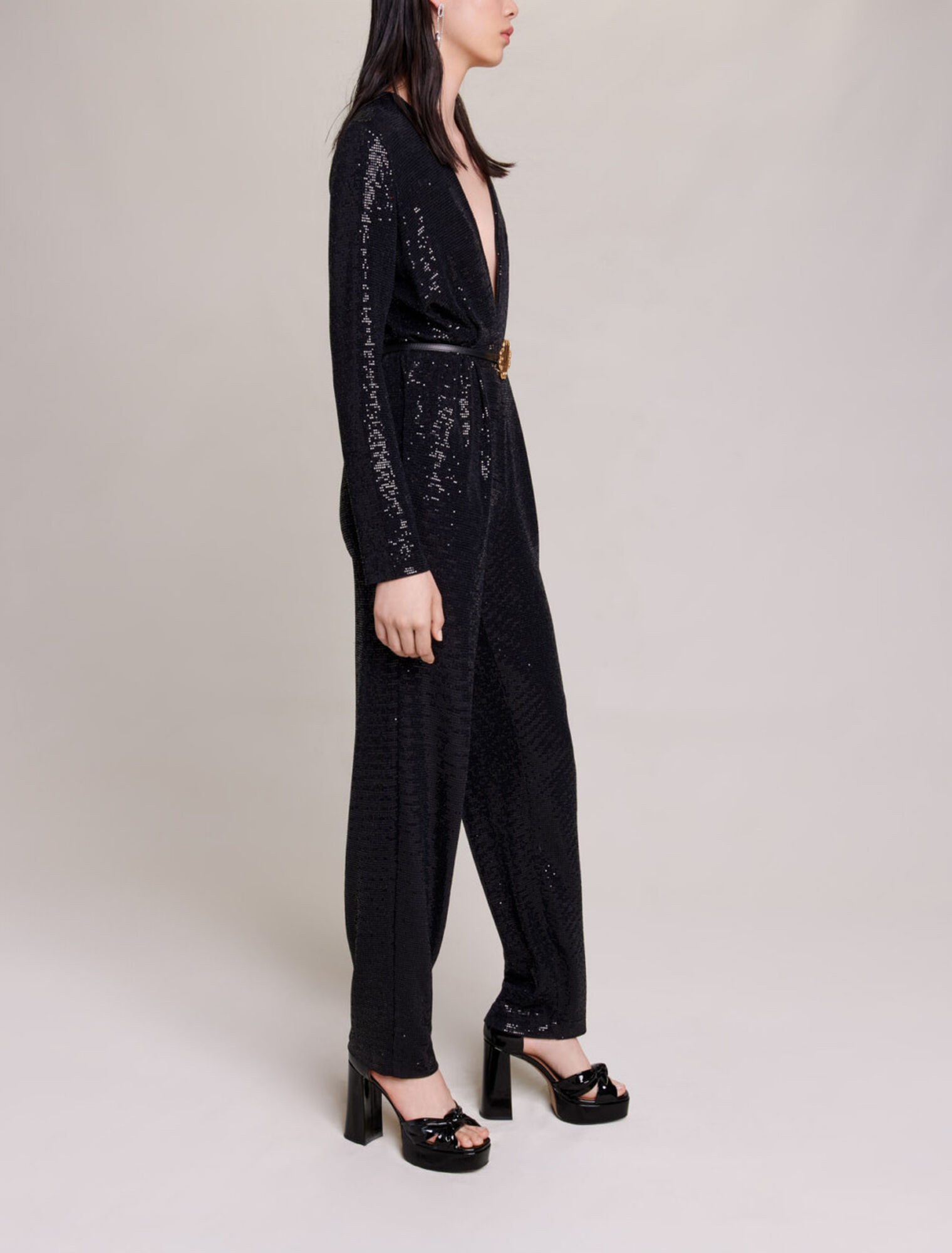 Jumpsuit with sequins