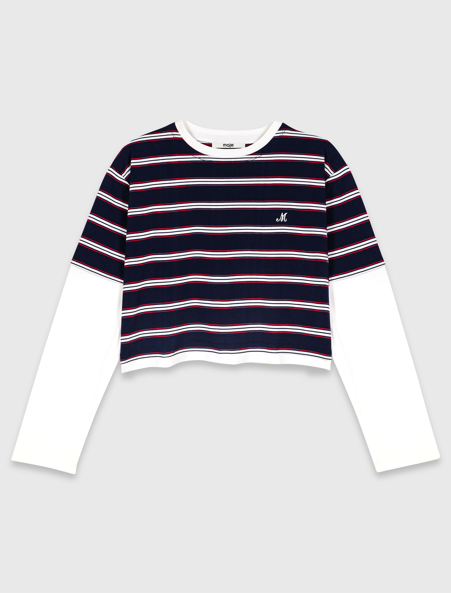 Layered-effect T-shirt