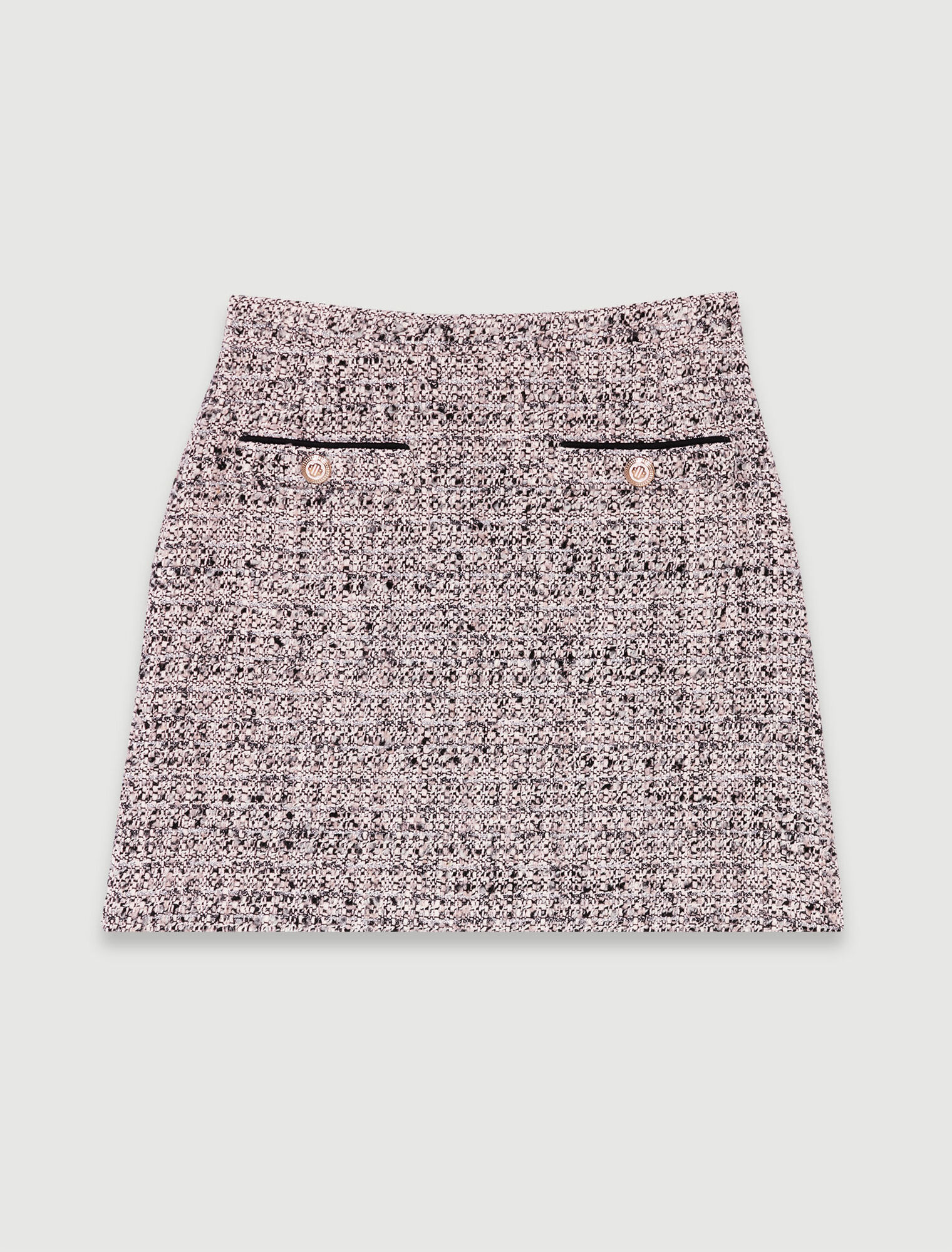Short tweed skirt
