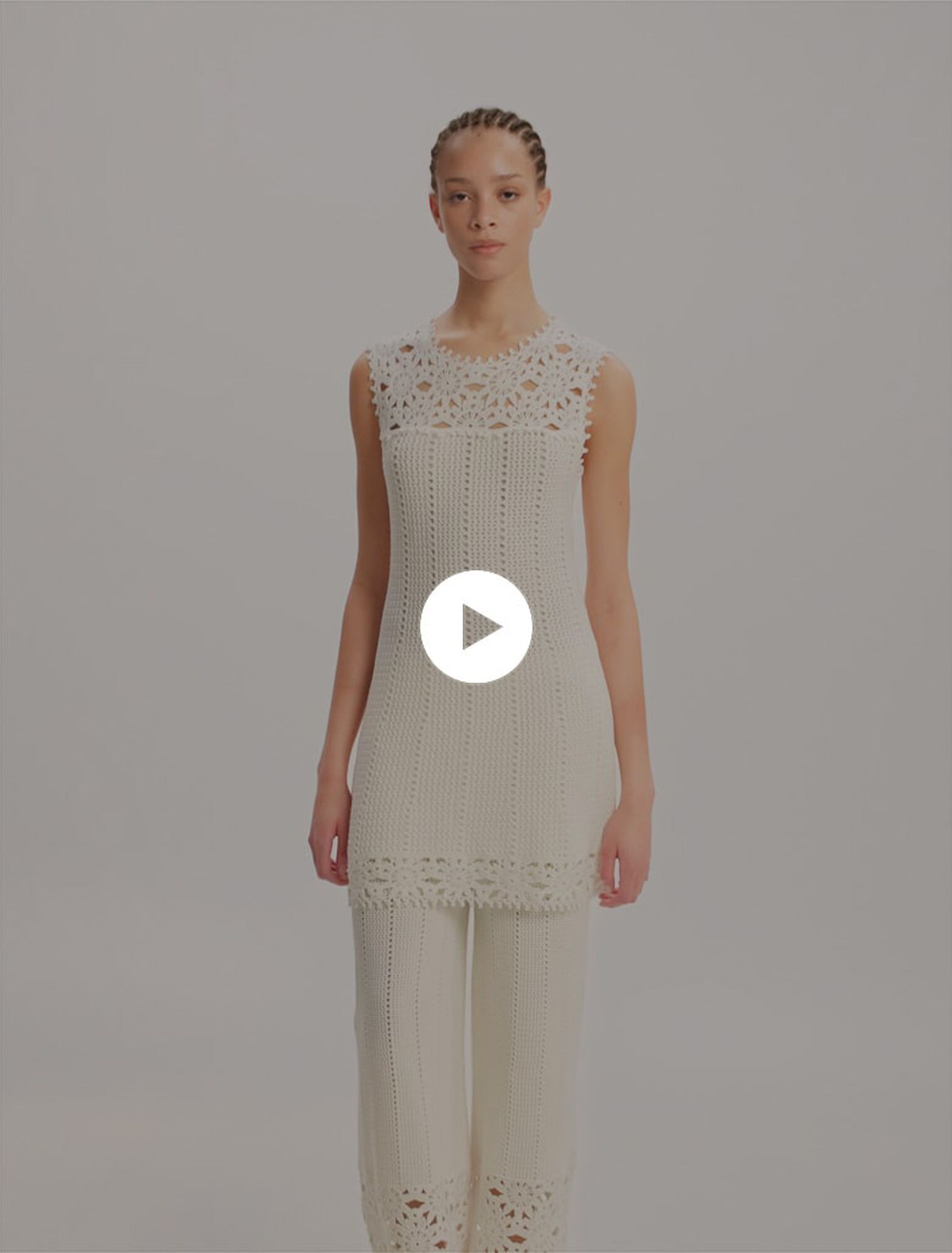 Mini crochet dress