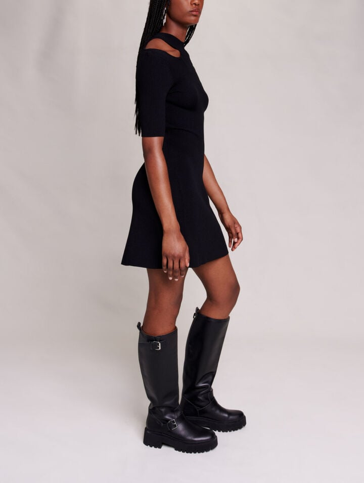 Cutaway short dress