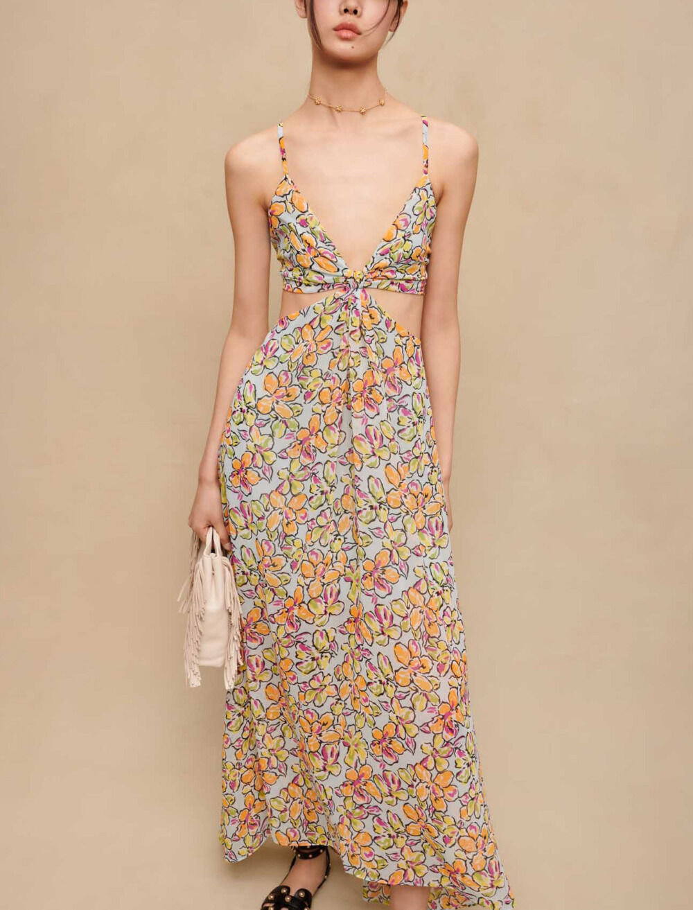 本日限定価格Herlipto Floral Cut Out Long Dress herlipto 𝖢𝗈𝗆𝗂𝗇𝗀 𝗍𝗈 𝗒𝗈𝗎 𝗌𝗈𝗈𝗇