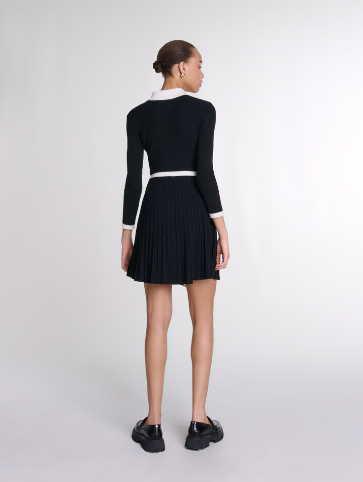 Short knit dress