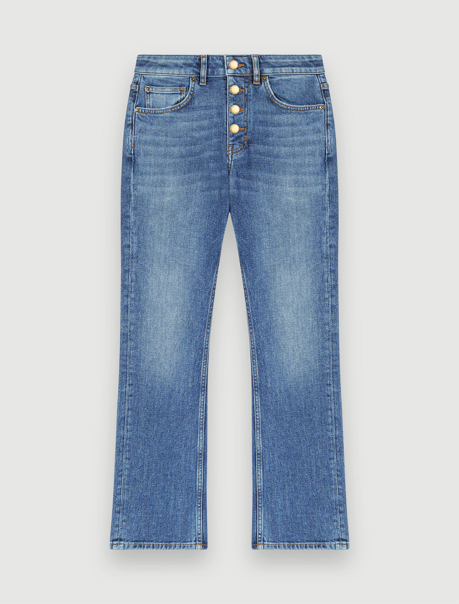 Straight denim jean