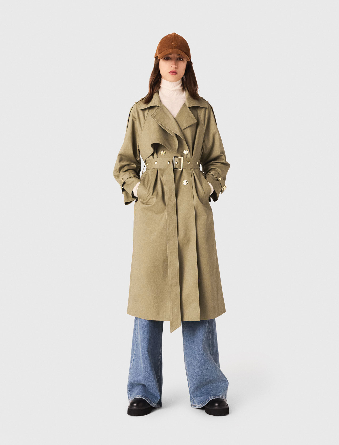   super long coat 着丈133 COZY MELTON Tailored Coat | GU US