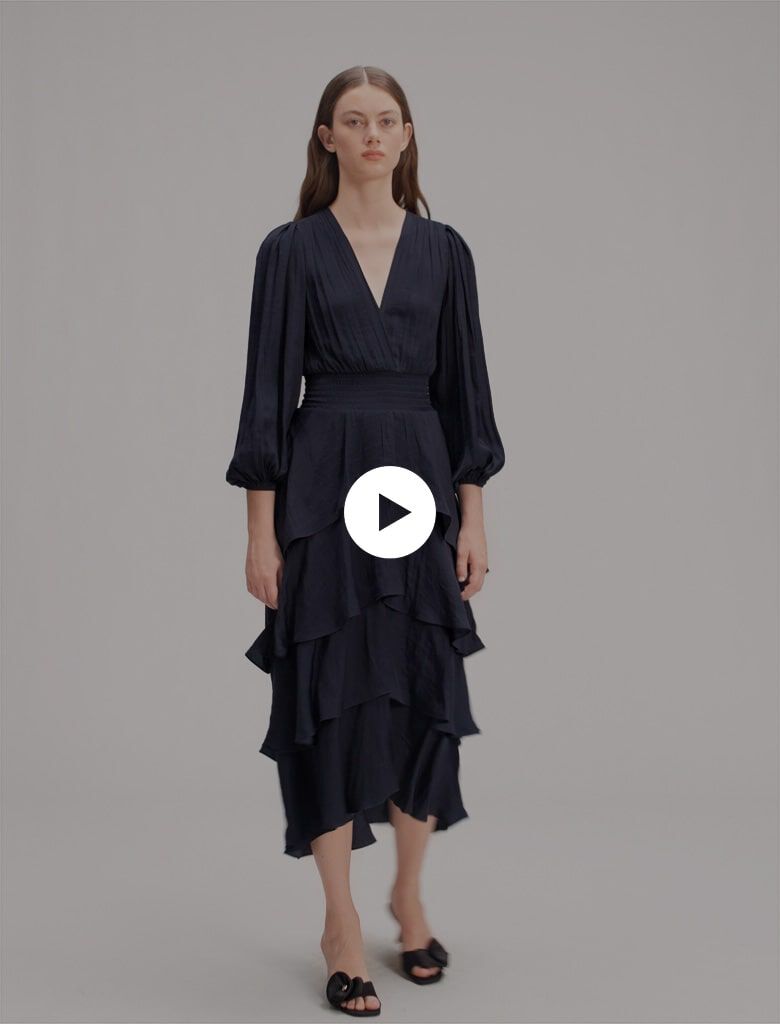 MAJE [マージ] Ruffled Layered Knit Dress Maje_MFPRO02595-09_H_1.jpg