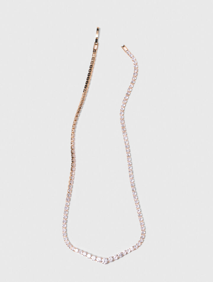 Cascade diamanté necklace