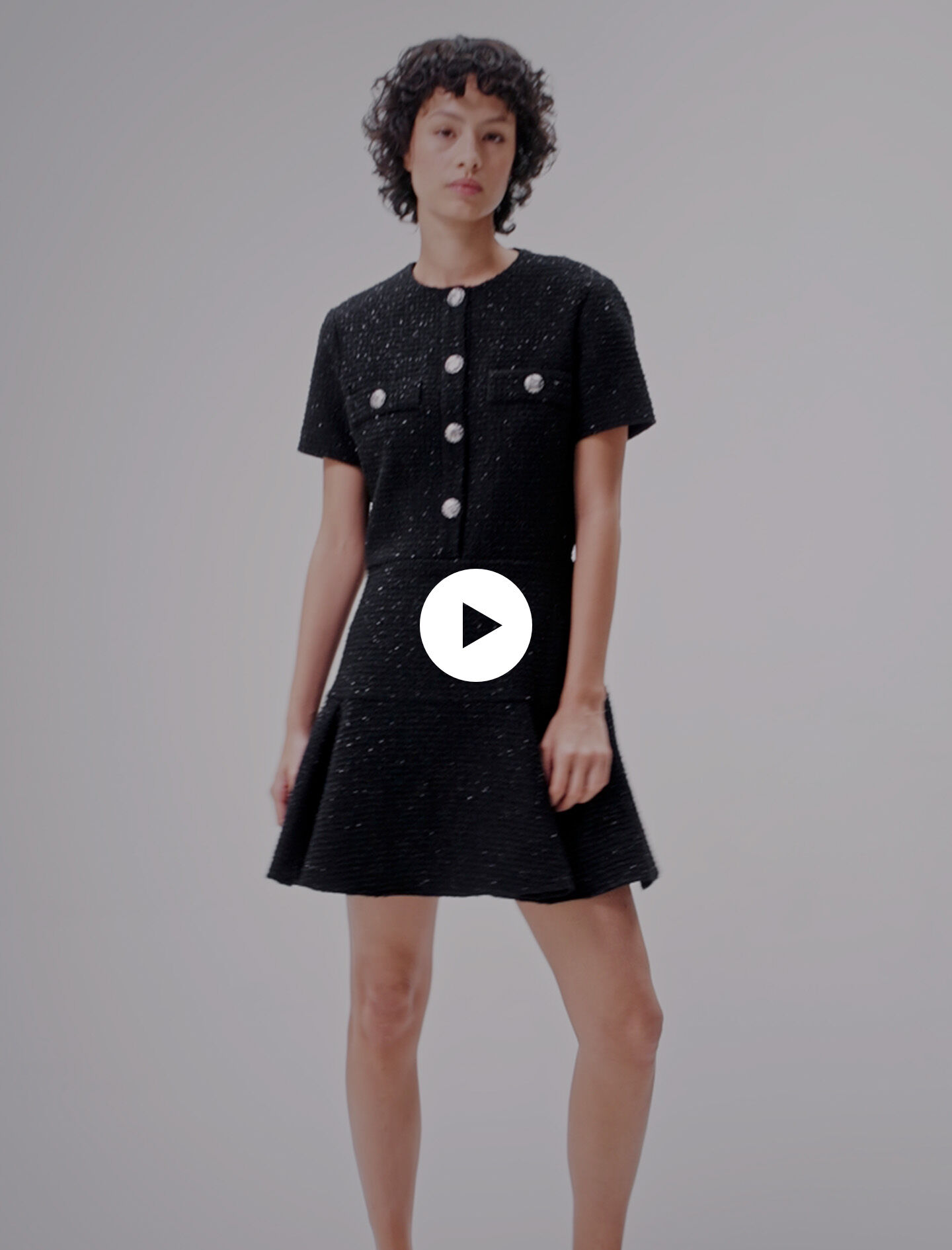Maje gingham skirt dress clearance
