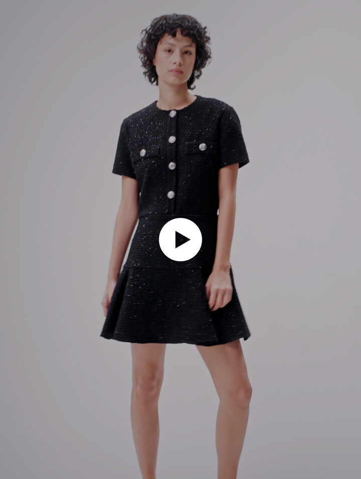 Short tweed dress