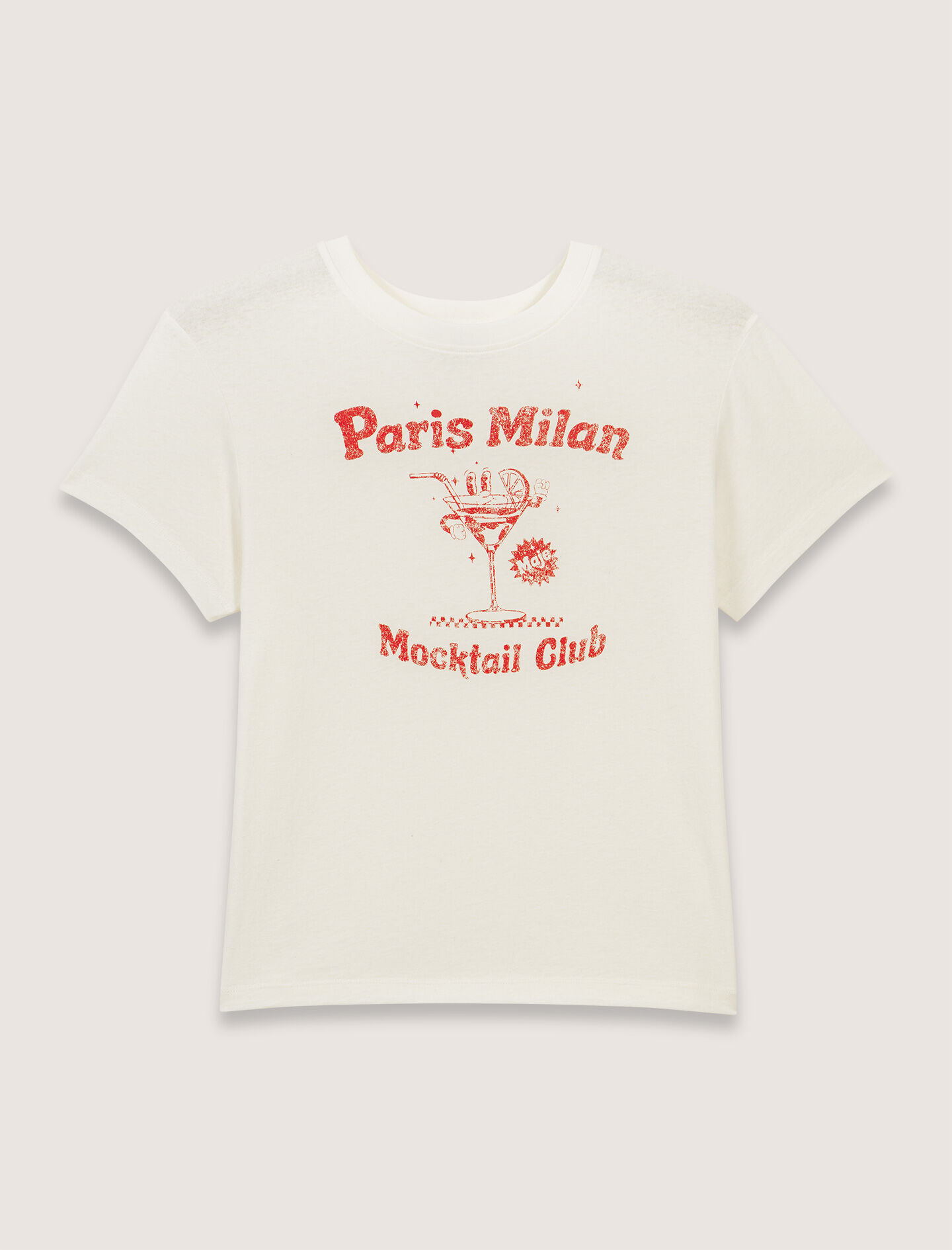 Maje Paris rhinestone T-shirt White For Women | Maje