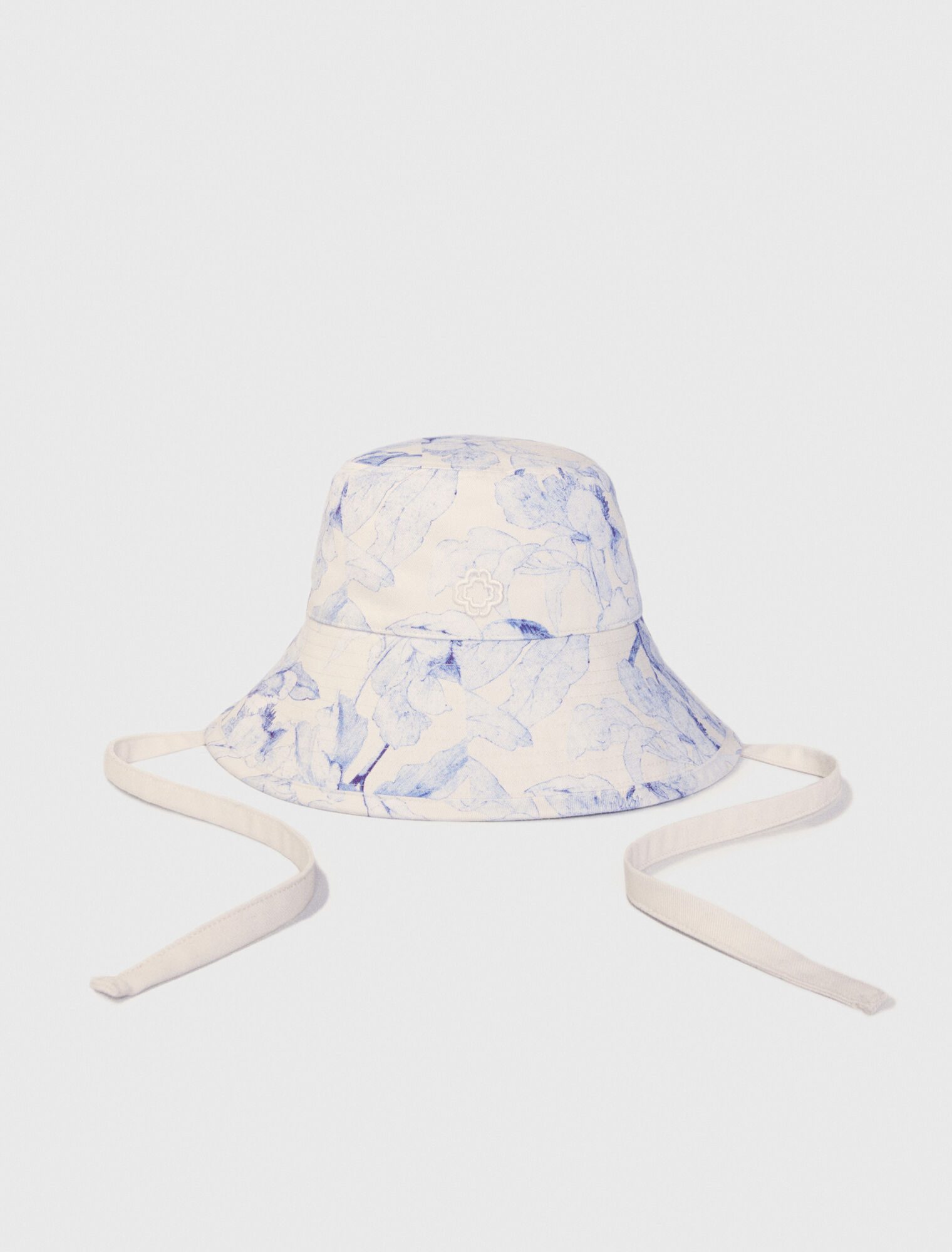 Watercolour themed long bucket hat