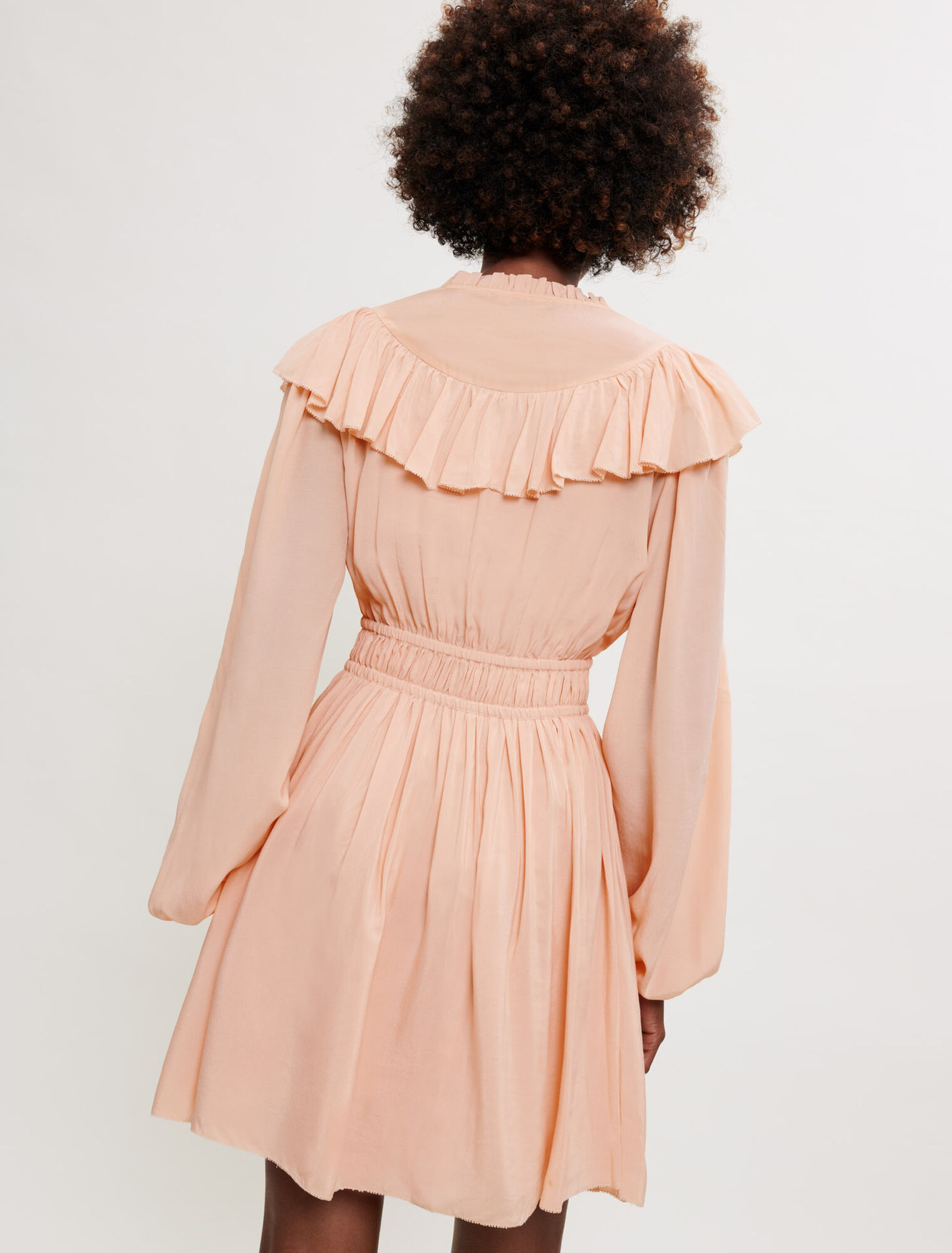Ruffled short dress