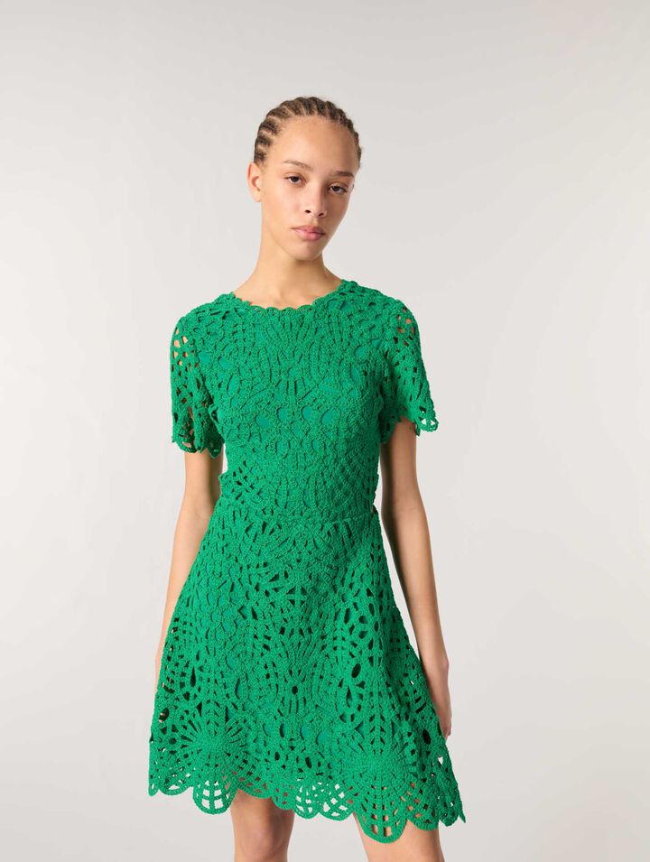 Mini crochet dress
