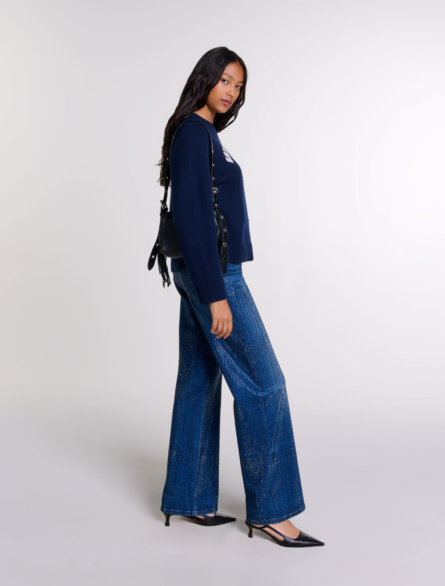 Rhinestone jeans