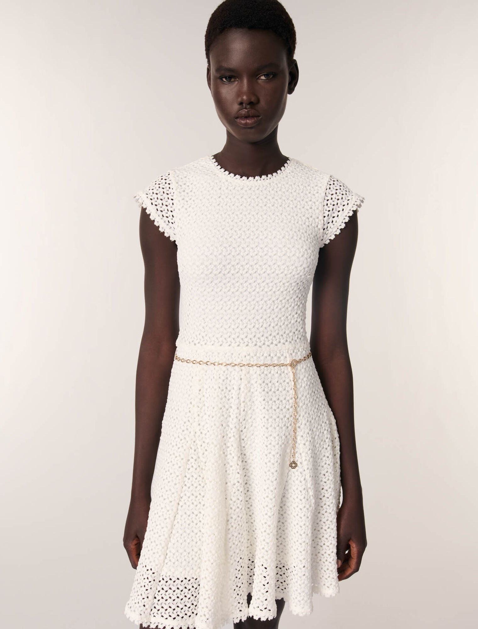 Mini crochet dress