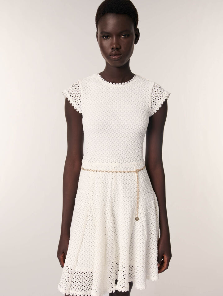 Mini crochet dress