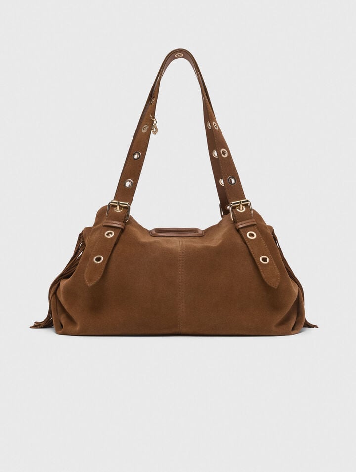 Suede Miss M XL bag