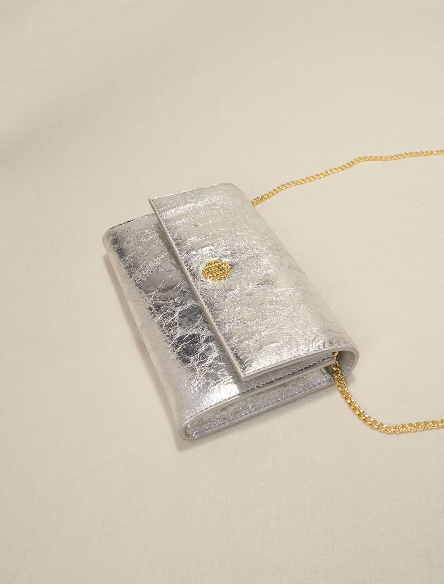 Metallic wallet bag