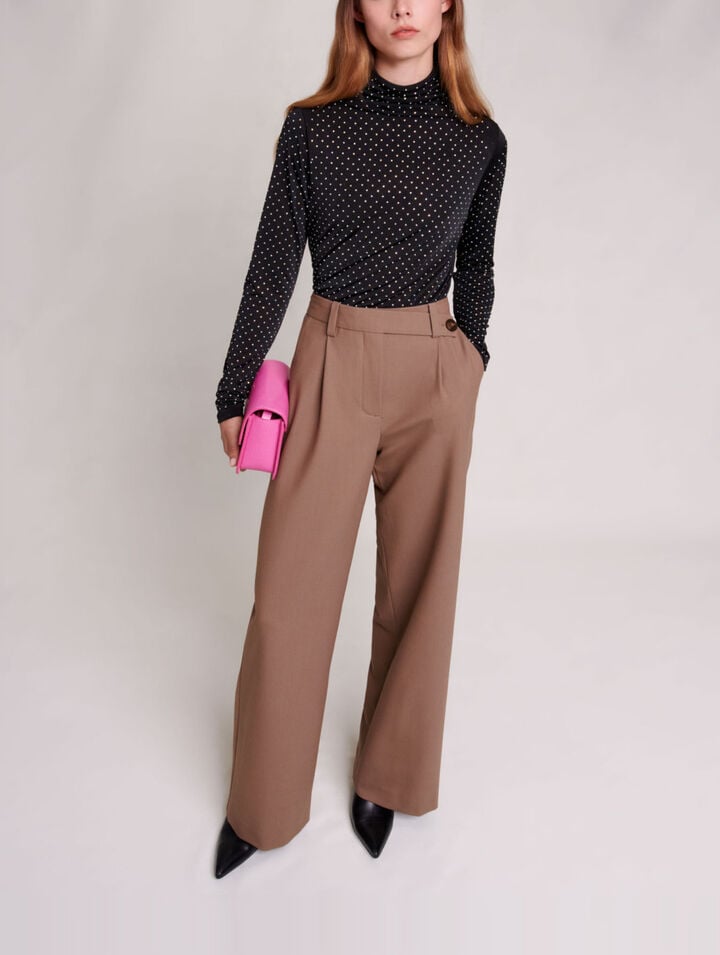 Wide-leg trousers