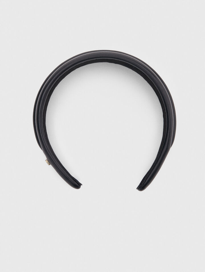 Leather headband