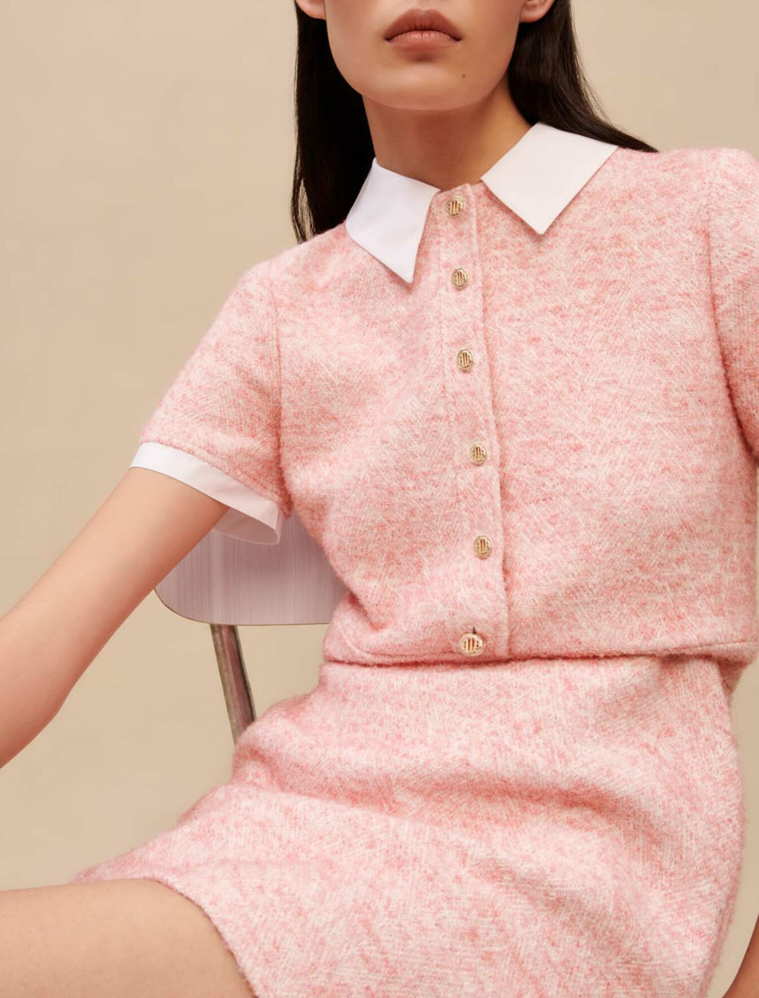 Pink tailored dress