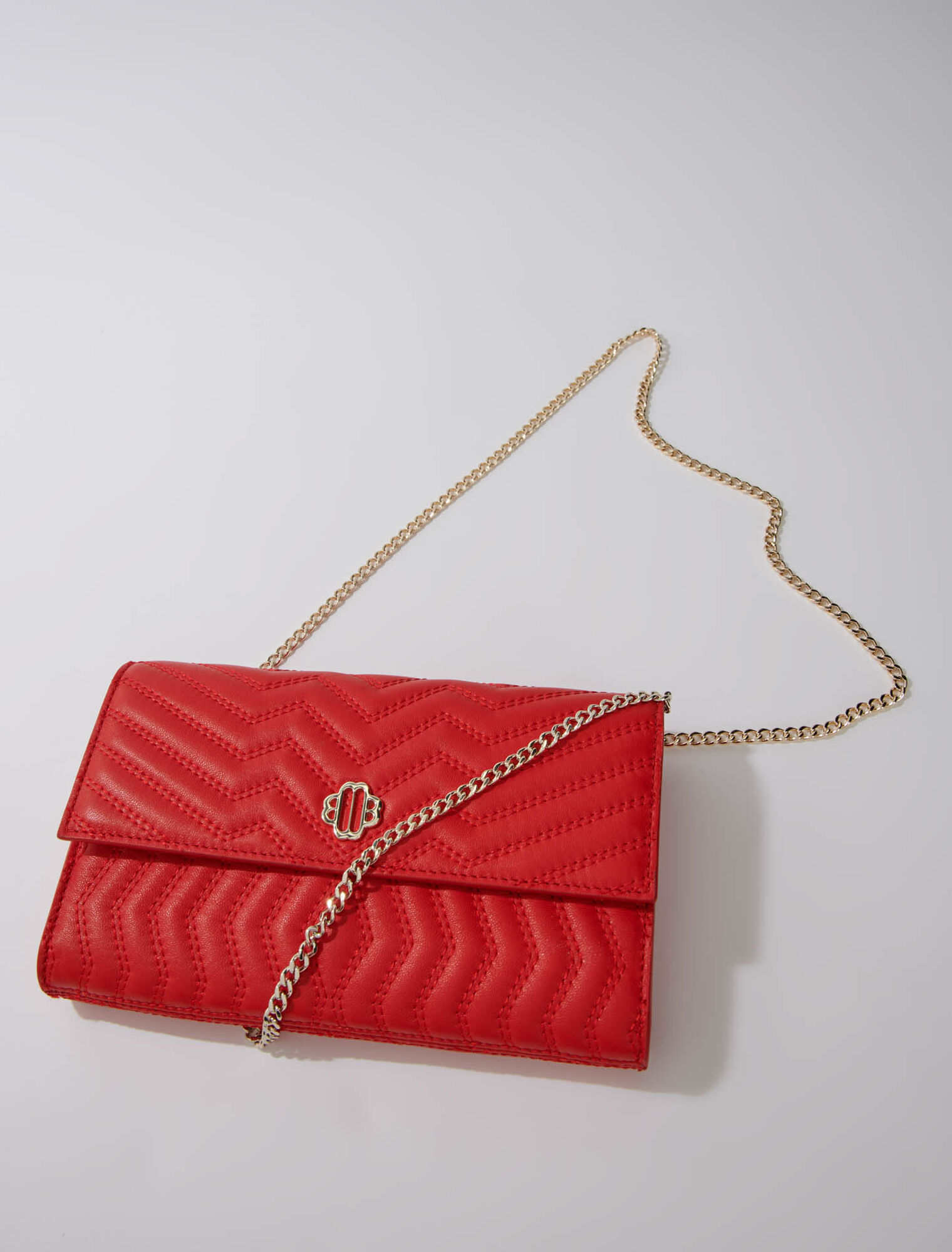 Leather wallet on chain