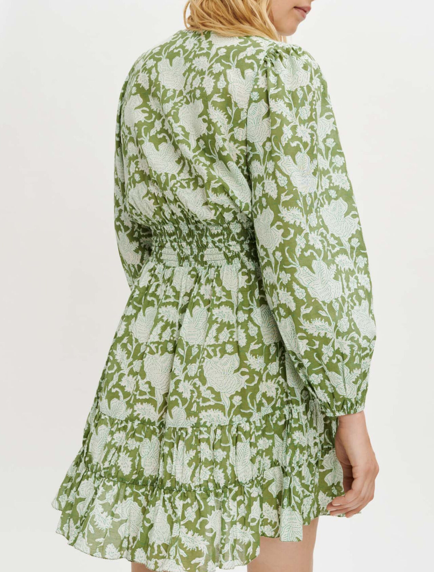 Printed cotton dress