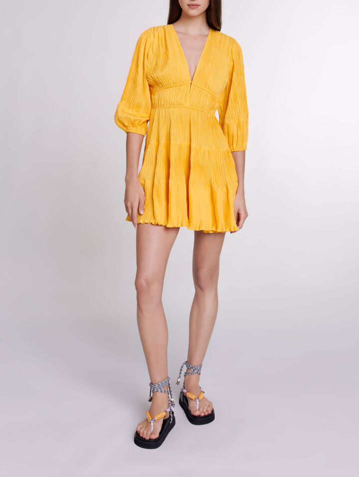 Ruched short dress