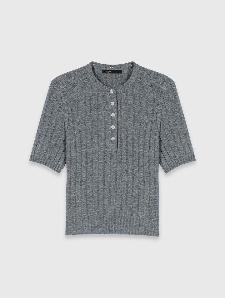 Removable beaded collar jumper