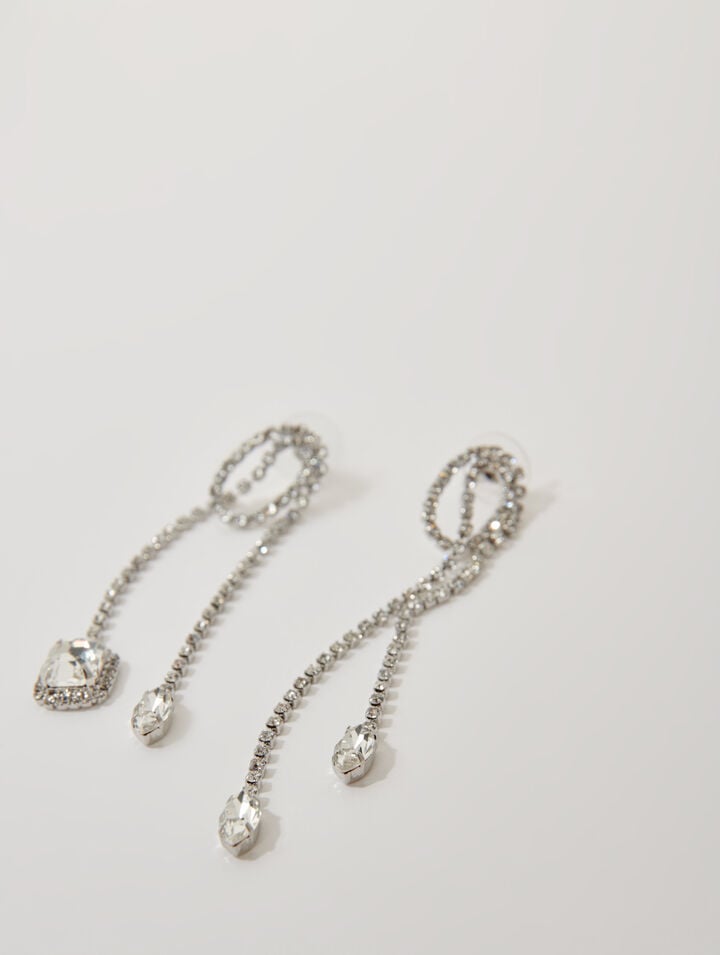 Rhinestone earrings